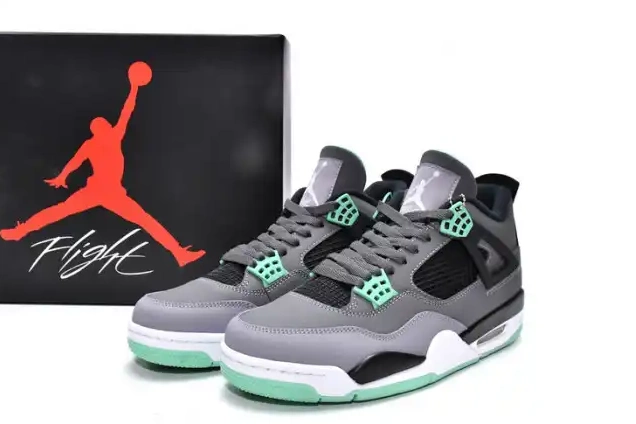 Cheap MAX Glow 308497-033 Jordan 4 Green Retro Air 0606
